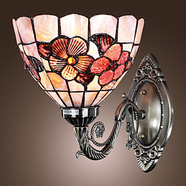 tiffany style vintage led wall lamp lights with 1 light for livng room home lighting wall sconce