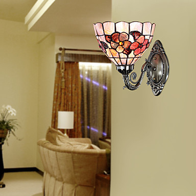 tiffany style vintage led wall lamp lights with 1 light for livng room home lighting wall sconce