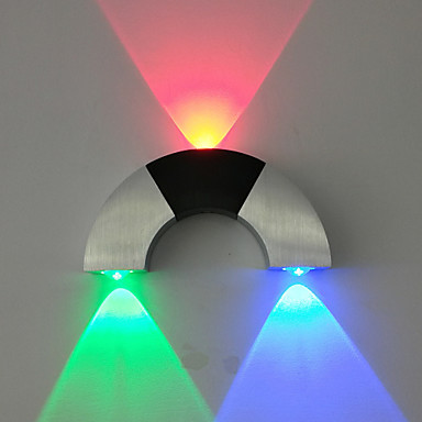 wall sconce,aluminum acrylic modern led wall lamp light with 3 lights for home lighting