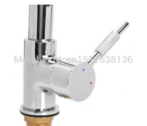 contemporary led chrome brass kitchen faucet vessel sink mixer tap deck mounted