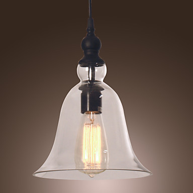 60w edison loft classical vintage industrial pendant lighting lamp with antique glass shade
