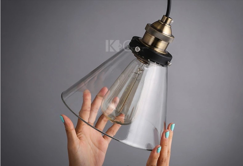 60w edison loft style industrial lighting vintage pendant lamp with glass lampshade,lustres de sala teto pendente