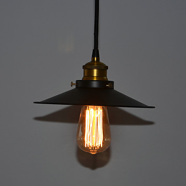 60w edison unique retro loft style vintage industrial pendant lighting lamp,hanglamp black iron painting