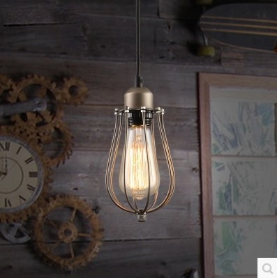 60w edison vintage lamp industrial pendant light fixtures in american country loft style,pendentes luz