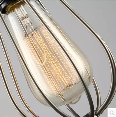 60w edison vintage lamp industrial pendant light fixtures in american country loft style,pendentes luz