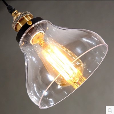 60w vintage pendant light fixtures industrial lamp with glass lampshade in edison loft style ,lamparas vintage