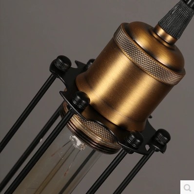 country retro loft industrial pendant light fixtures vintage lamp with edison bulbs ,lamparas colgantes handlamp