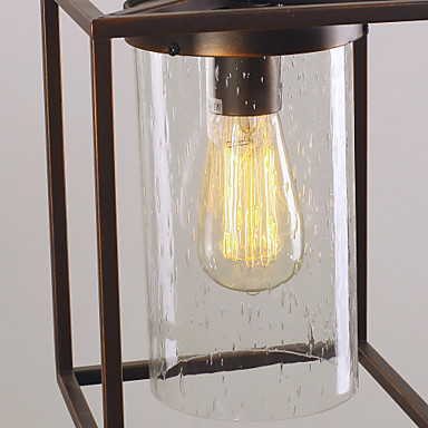 edison bulb loft classical vintage pendant light lamp with with glass shade(e27/e26 base)