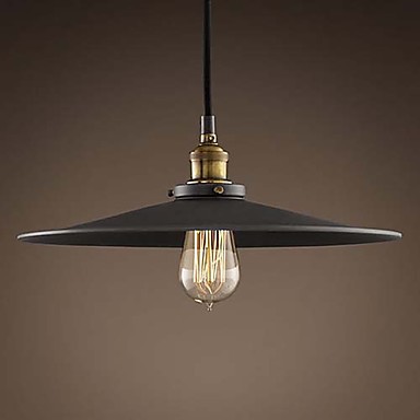 edison bulb loft style industrial lamp vintage pendant lights rustic black iron painting
