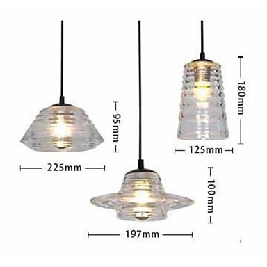edison bulb loft style vintage pendant industrial light lamp with 3 lights for dining room
