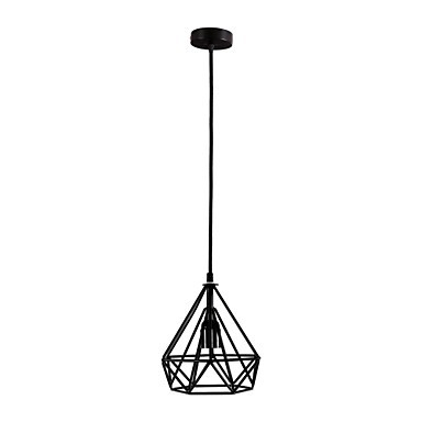 retro loft style vintage industrial pendant lights lamp shape of diamond,luminaire lamparas colgantes