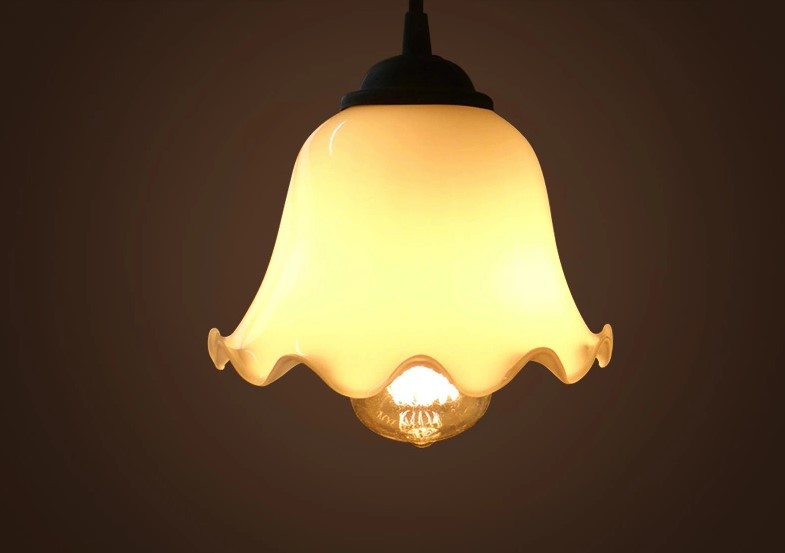 vintage lamp industrial pendant light with lampshade edison bulb in loft style, lamparas de techo colgante pendente