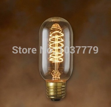 to usa whole price 50pcs /lot t45s old style edison filament bulb e27 vintage handmade art decorative lamps
