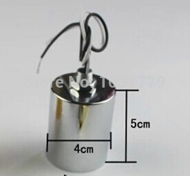 25pcs/lot e27 edison bulb diy pendant lamp holder silver color aluminum ceramic holders