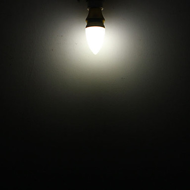 6pcs/lot e14 led candle light lamp bulb ac85-265v 3w warm white/white