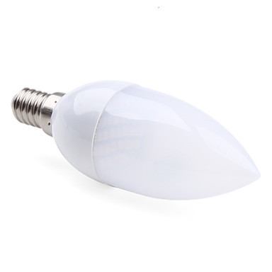 6pcs/lot led e14 candle light ac110/220v 3w 12x3528smd warm white/whire lamp bulb e14