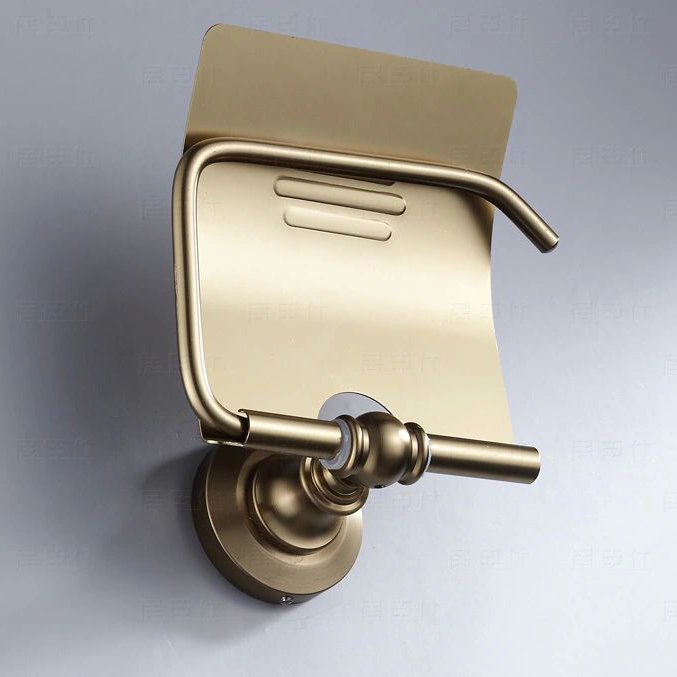 antique aluminum alloy wall mounted waterproof paper box 1 bathroom toilet tissue holder banheiro set accessories mj-7005