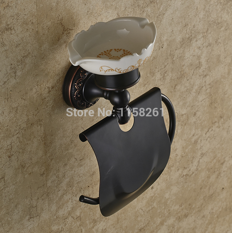 ! black bathroom toilet paper holder wall mounted storage holder paper hanger with ashtray h91349r