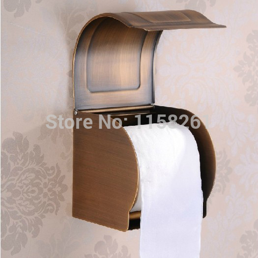 new arrival antique bronze bathroom tissue holder /toilet paper holder/paper roll holder bathroom accessories hj-126f