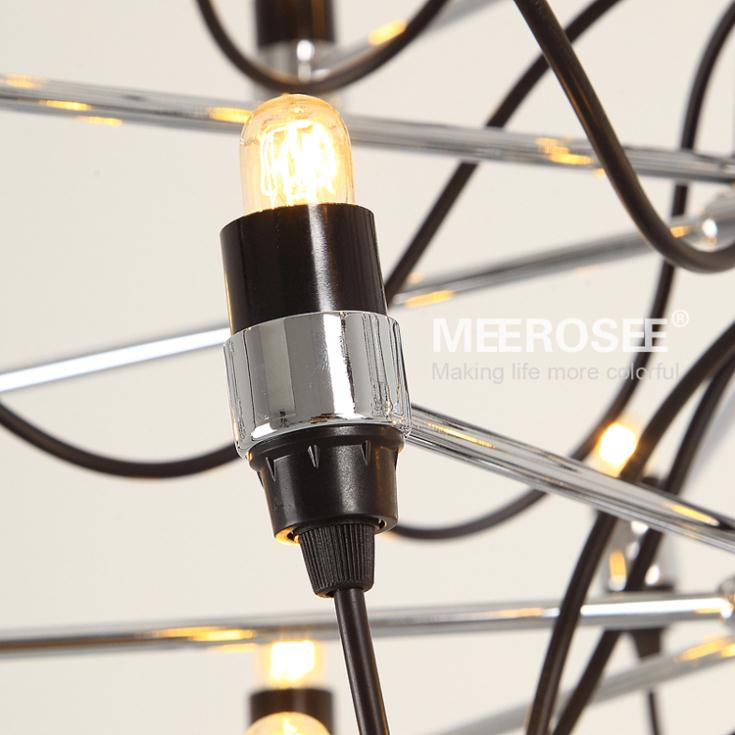 designer gino sarfatti chandelier light 50 bulbs lamp residential dinning lighting fixtures for pendant