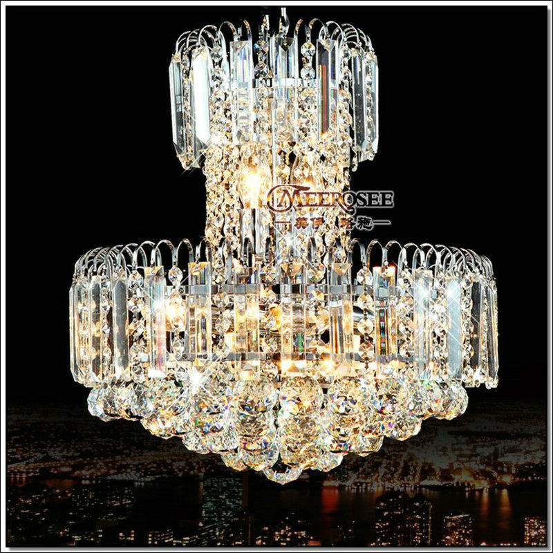 empire chrome crystal pendant light fixture silver crystal pendant lamp suspension drop light