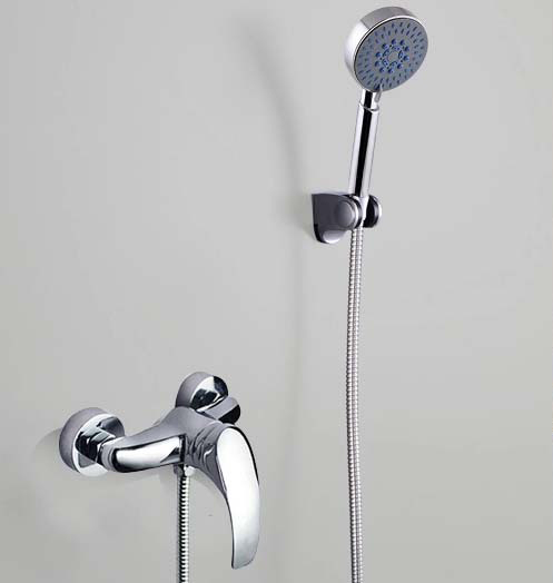 bathroom brass shower mixer set, shower faucet - Click Image to Close