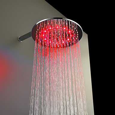 water saving rain led shower head contemporary 12 inch brass chrome finish ,grohe chuveiro ducha quadrado