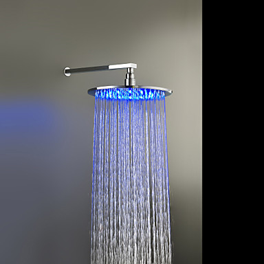 water saving rain led shower head contemporary 12 inch brass chrome finish ,grohe chuveiro ducha quadrado