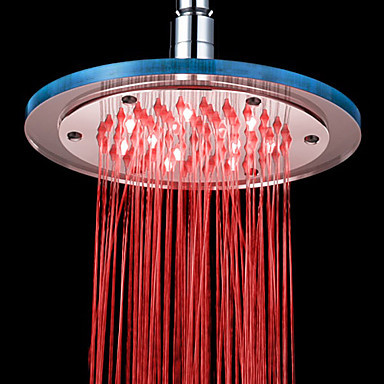water saving rain led shower head contemporary 7 colors changing 8 inch ,grohe chuveiro ducha quadrado