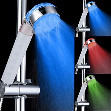water saving rainfall led hand hand shower heads led light color changing,grohe chuveiro ducha quadrado