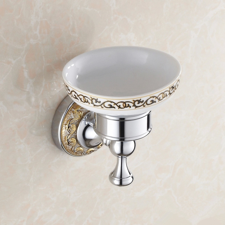 soap dish/soap holder,solid brass construction,chrome finish,bathroom hardware,bathroom accessories st-3830