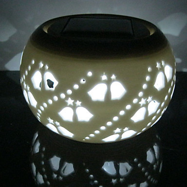 luminaria ceramic led solar lamp garden light -solar power table lamp- solar led night lights nightlight