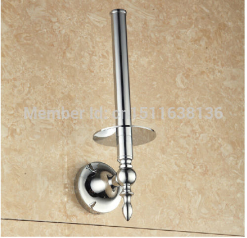modern new designed wall mounted bathroom chrome brass toilet paper holder bar