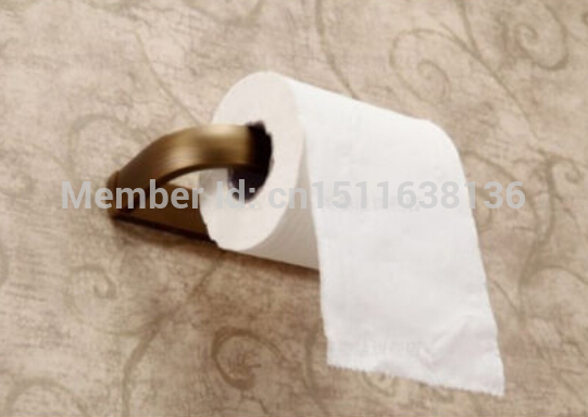 modern wall mounted bathroom antique brass toilet paper holder tissue holder