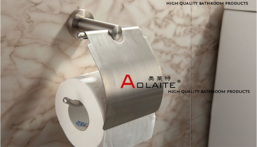nickel brushed bathroom tissue paper holders wall mount stainless steel roll paper rack