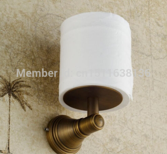 wall mounted bathroom antique brass toilet paper holder tissue holder