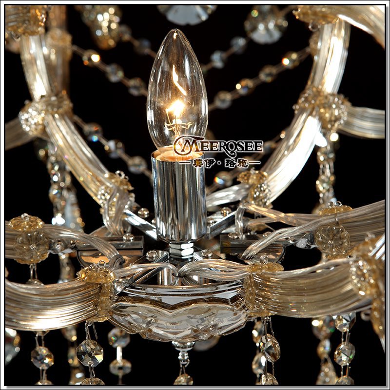 large lobby crystal chandelier light hanging lamp maria theresa crystal el lighting md8475c-l12+6 d1000mm h1000mm