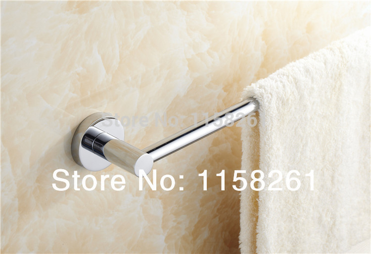 stainless steel chrome single bar towel rack for bathroom towel bar holder hardware bathroom accessories kh-3924