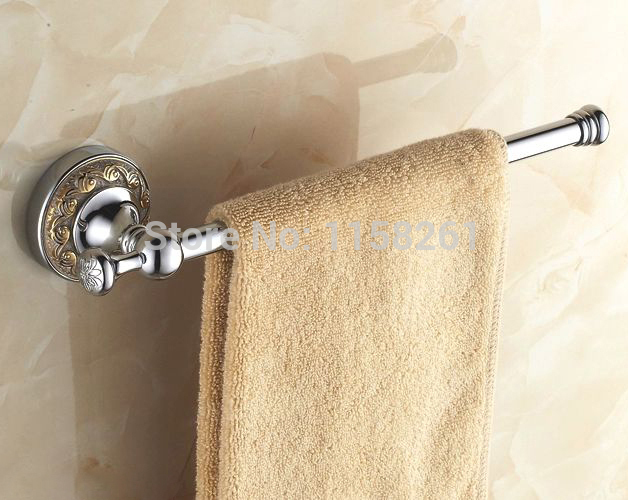 wall mount chrome plated towel ring bathroom accessories bath towel holder brass bathroom hardware set st-3826