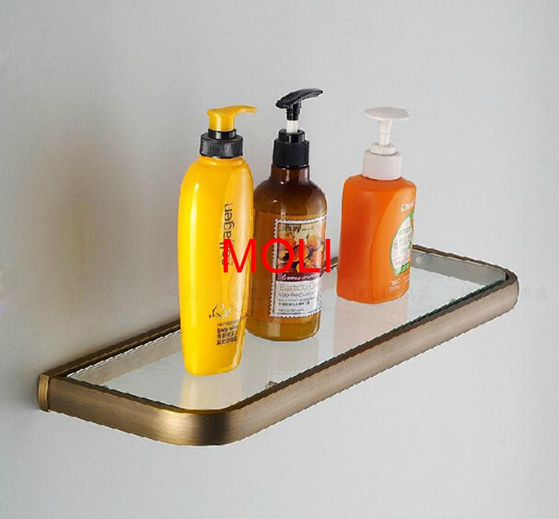 glass shelf wall mounted cosmetic shelf bathroom hardware glass shelves for bathroom shower