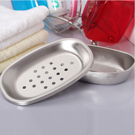 304 stainless steel soap dish for bathroom accessories deck soap box soap holder