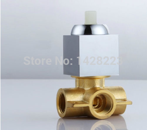 modern new designed wall mounted shower faucet square shape control valve single handle faucet valve