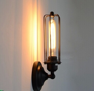 whole price e27 retro vintage lamp-chimney industrial brass pendant light edison lamp wall lamp