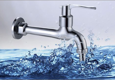 bibcock faucet tap crane chrome brass finish bathroom wall mount washing machine water faucet taps for garden pool use zj-6203 - Click Image to Close