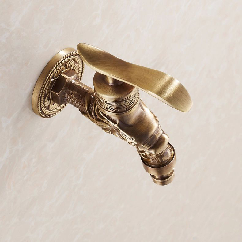 brass antique bronze bibcock, cold tap, washing mashine faucet, toilet bibcock, copper bibcock,tap,garden faucet hj-7665f
