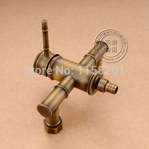 garden guarantee cold and antique bronze washing machine fast open faucet lengthen mop pool bath faucet hj-0218 - Click Image to Close