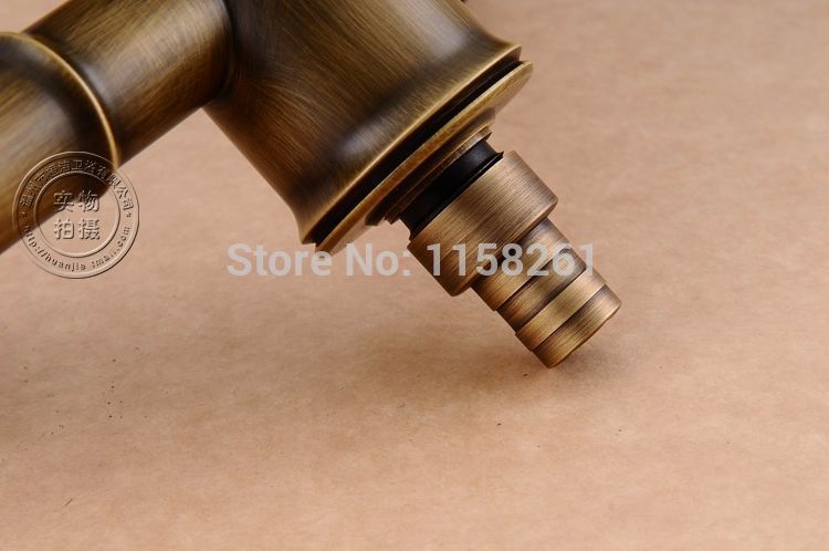garden guarantee cold and antique bronze washing machine fast open faucet lengthen mop pool bath faucet hj-0218 - Click Image to Close
