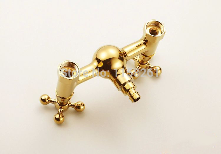 garden guarantee cold and gold brass washing machine fast open faucet lengthen mop pool bath faucet hj-0220k - Click Image to Close