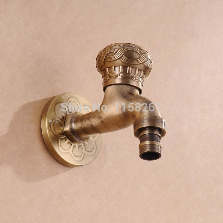 garden antique plate bathroom washing machine tap laundry mop pool cold water bibcock bathroom faucet bath tap hj-0223f