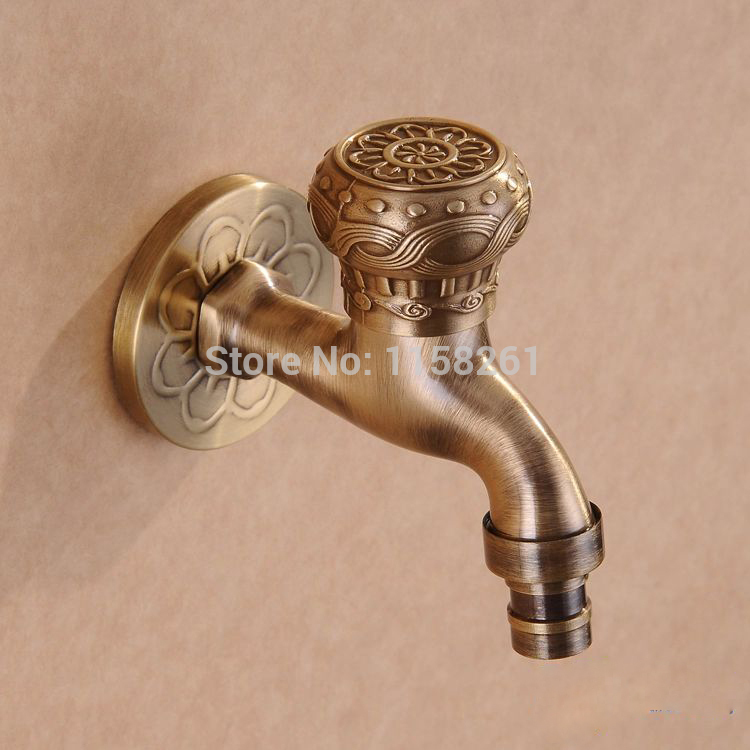 garden antique plate bathroom washing machine tap laundry mop pool cold water bibcock bathroom faucet bath tap hj-0223f